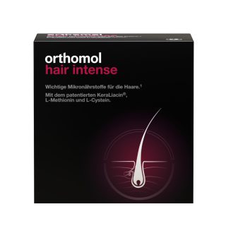 Orthomol Hair Intense - Mikronährstoffe für schönes Haar - mit Biotin, Kupfer und Zink, 1 St. Tagesportionen