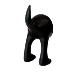 IKEA Bastis (Bästis) Hundeleine für Hunde und Katzen, Hundeleinenhalter, Hundehaken für Leine, zwei beladene vier geladene sechs montierte Haken in verschiedenen Farben (1, schwarz)