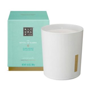 RITUALS Duftkerze von The Ritual of Karma – Mit Sommerlichem Heiligem Lotos und Weißem Tee – beruhigend und wohltuend
