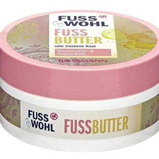 Fussbutter - für sehr trockene Haut - versorgt die trockene Haut der Füße und macht diese wieder weich und geschmeidig - 200 ml