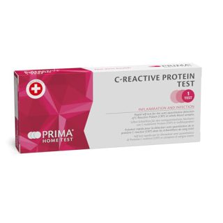PRIMA Home Test – C-reaktiver Proteintest - Screening auf bakterielle Infektionen und Entzündungszustände (1 Test) - Schweizer Qualität
