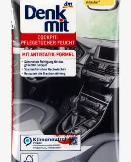 Denkmit Feuchte Autopflege-Tücher, 1 x 20 St