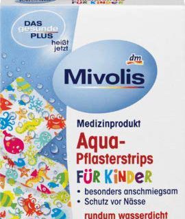 Mivolis Aqua-Pflasterstrips für Kinder, 20 Pflaster