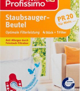 Profissimo Staubsaugerbeutel PR20, 4 St, Vlies, Antiallergisch
