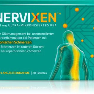 NERVIXEN™ - Bei chronischen wie Schmerzen im unteren Rücken und neuropathischen - Zum Diätmanagement für Patienten mit unkontrollierter Neuroinflammation – 1 x 60 Tabletten
