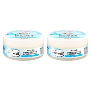 Balea Augen Make-Up Entferner Pads mit Waterproof ölhaltig, 2er Pack(2 x 50 Stück)