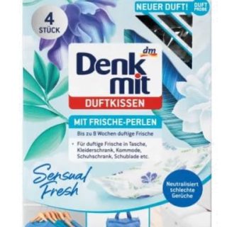 Denkmit, Wäscheduft-Kissen, Sensual Fresh, 4 Stück (PRODUKT AUS DEUTSCHLAND)
