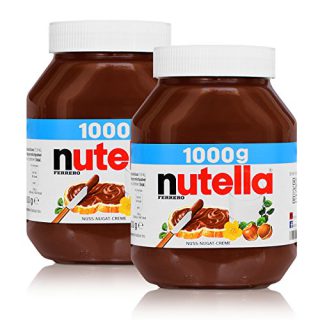 2x Ferrero Nutella Glas Brotaufstrich Schokolade 1000g