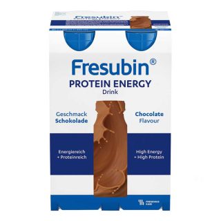 Fresenius Kabi Fresubin Protein Energy Drink Schokolade Trinkflasche, 4 x 200 ml, 1er Pack (1 x 1 kg)
