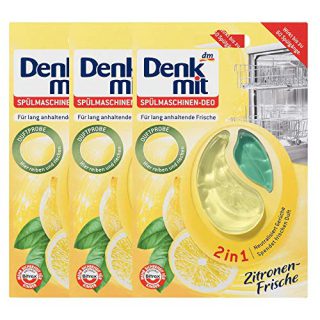 Denkmit 3X Spülmaschinen Deo Zitronen-Frische