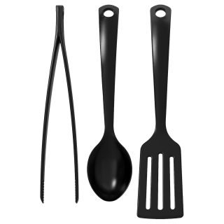 WERPOWER IKEA 3 Piece Kitchen Utensil Set, Black