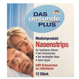 Das gesunde Plus (Mivolis) Nasenstrips (Anti-Schnarch-Pflaster) 12 Stk
