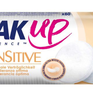 Demak'Up Sensitive Wattepads, Abschminkpads rund für empfindliche Haut, 1 x 60 Cotton Pads