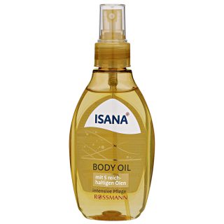 ISANA Body Oil 150 ml mit 5 reichhaltigen Ölen, intensive Pflege