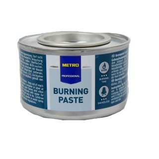 Metro 4X 200g Brennpaste 3 Stunden Brenngel Qualitätsprodukt für Speisenwärmer Chafingdish Gastrobedarf