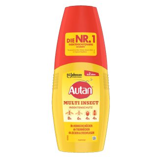 Autan Multi Insect Pumpspray, Multi-Insektenschutz vor Mücken, Stechfliegen und Zecken, Travel Essentials, 1er Pack (1 x 100 ml)