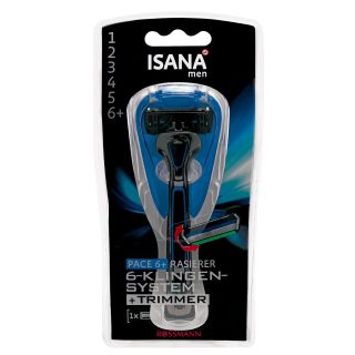 ISANA men Pace 6+ Rasierer, 1 Stück