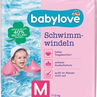 babylove Schwimm-Windeln Größe M, 7-13 kg, 1 x 12 St