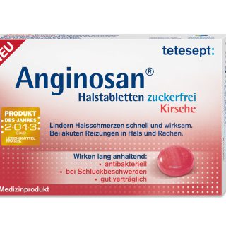 Tetesept Anginosan Kirsche Halstablette, 20 Stück