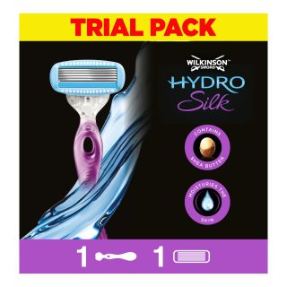 Wilkinson Sword Hydro Silk Damen Rasierer, mit 1 Klinge und Halterung, 1 St