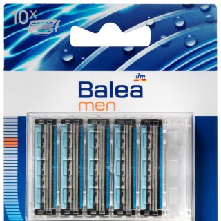 Balea Men Ersatzklingen für 3-Klingen-Rasierer, 2er Pack (2 x 10 Stück)