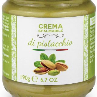 Brontedolci Pistaziencreme süß mit 40% Pistazien aus Sizilien (Ätna) 190 g