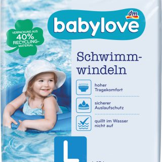 babylove Schwimmwindeln Größe L (10 - 14 kg), 12er pack