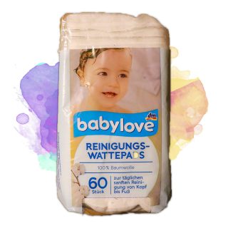 Babylove Reinigungs-Wattepads, 4er Pack (4 x 60 St)
