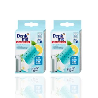 Mülleimer-Deo Frische Brise, 2er Pack, Duftplättchen für 4 Wochen