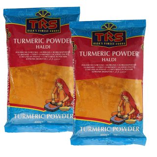 [ 2x 400g ] TRS Kurkuma / gemahlen / Pulver / Haldi / TUMERIC POWDER