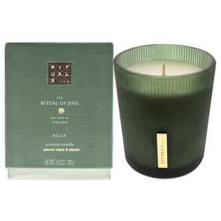 RITUALS The of Jing Scented Candle Duftkerze Lotus, Maße: 9,3cm x 9,3cm x 11,8cm, 1107150