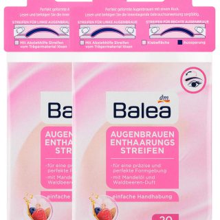 Balea Augenbrauen Enthaarungsstreifen, 2 x 20 Stück