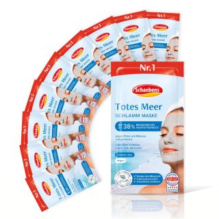 Schaebens Totes Meer Maske, 10 x 15 ml Reinigung